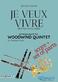 Woodwind Quintet Score "Je veux vivre"