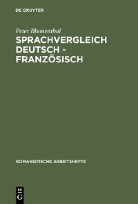 Sprachvergleich Deutsch - Französisch