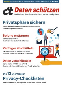 c't Daten schützen - So bleiben Ihre Daten im Netz sicher und privat