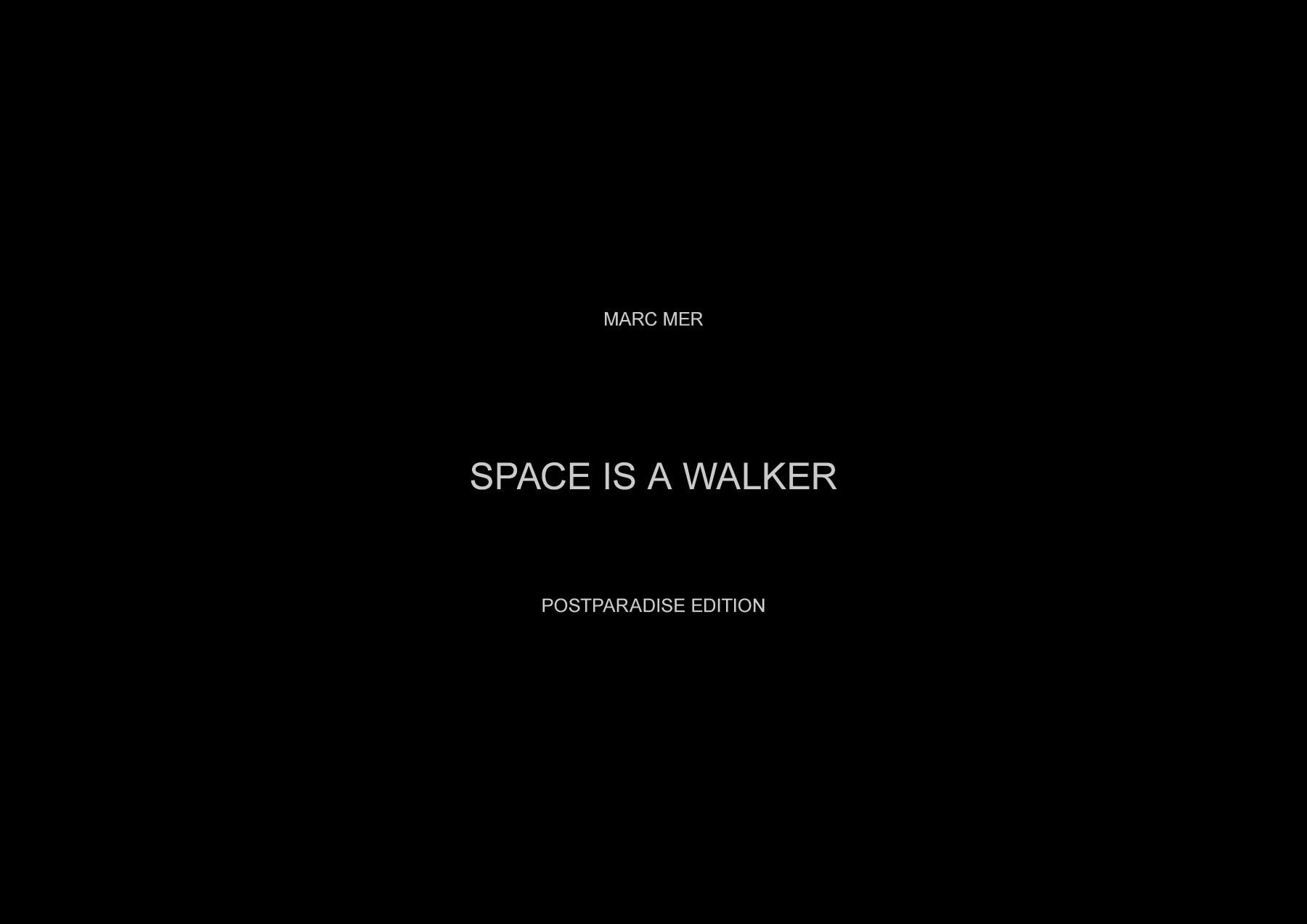 SPACE IS A WALKER