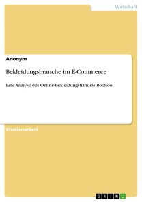 Bekleidungsbranche im E-Commerce