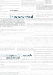 En negativ spiral