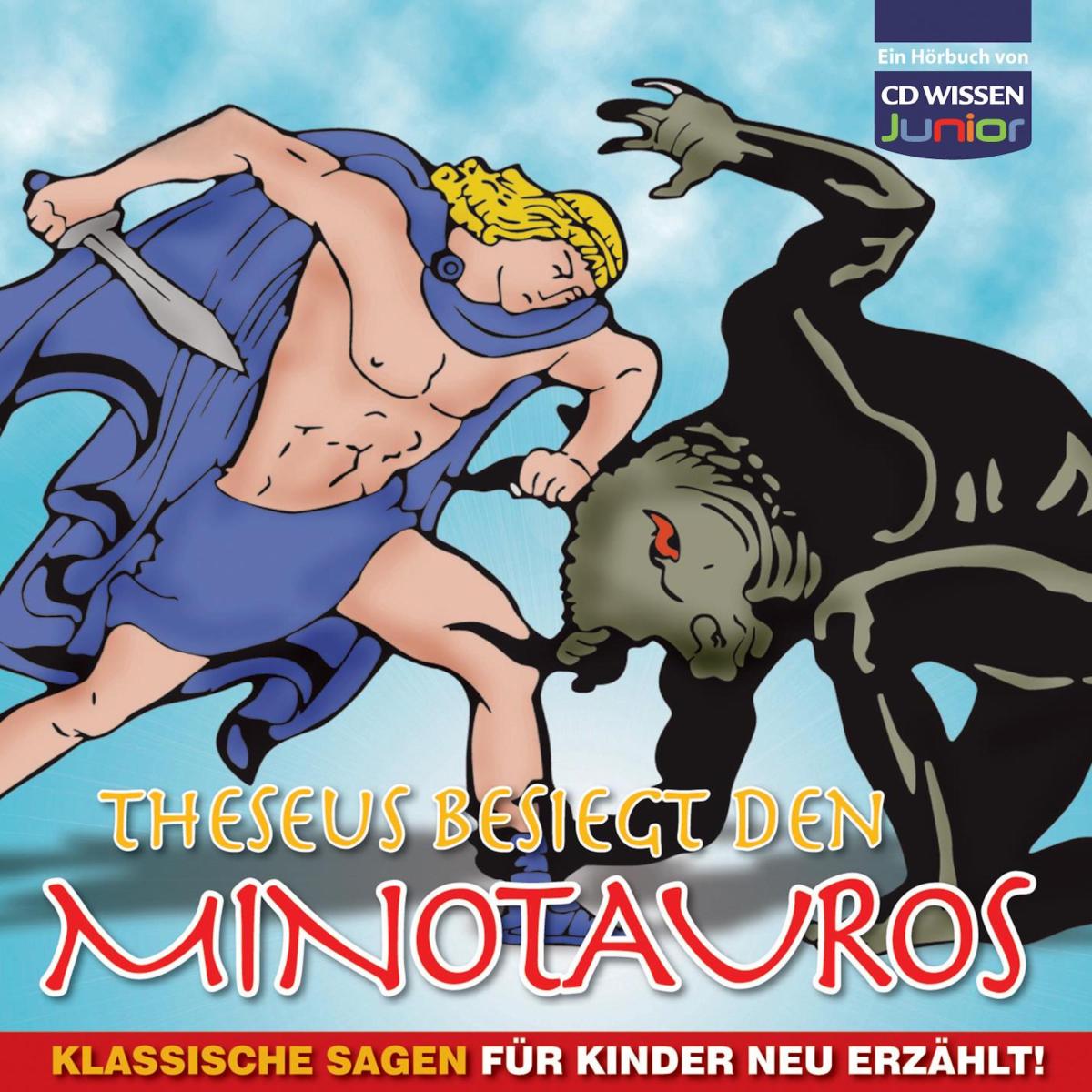 Theseus besiegt den Minotaurus