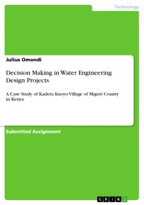 Decision Making in Water Engineering Design Projects