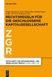 Rechtsregeln für die geschlossene Kapitalgesellschaft