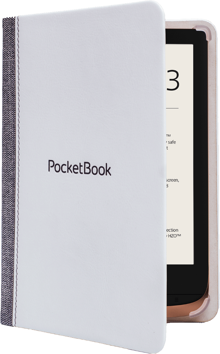 6" Cover ClassicBook White für PocketBook Color, Touch HD 3, Touch Lux 4/5 und Basic Lux 2/3/4