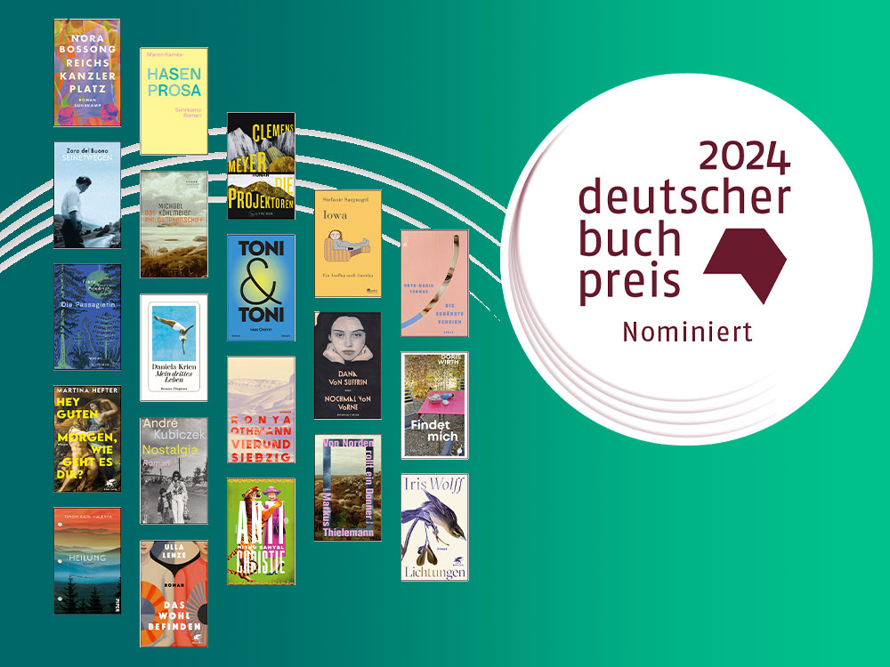 Longlist 2024 – Die nominierten Bücher für den Deutschen Buchpreis